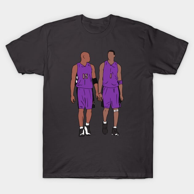 Vince Carter And Tracy McGrady T-Shirt by rattraptees